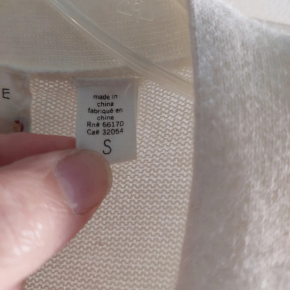 Kimchi & Blue Urban Outfitters ivory Cardigan sweater Small - Picture 6 of 8